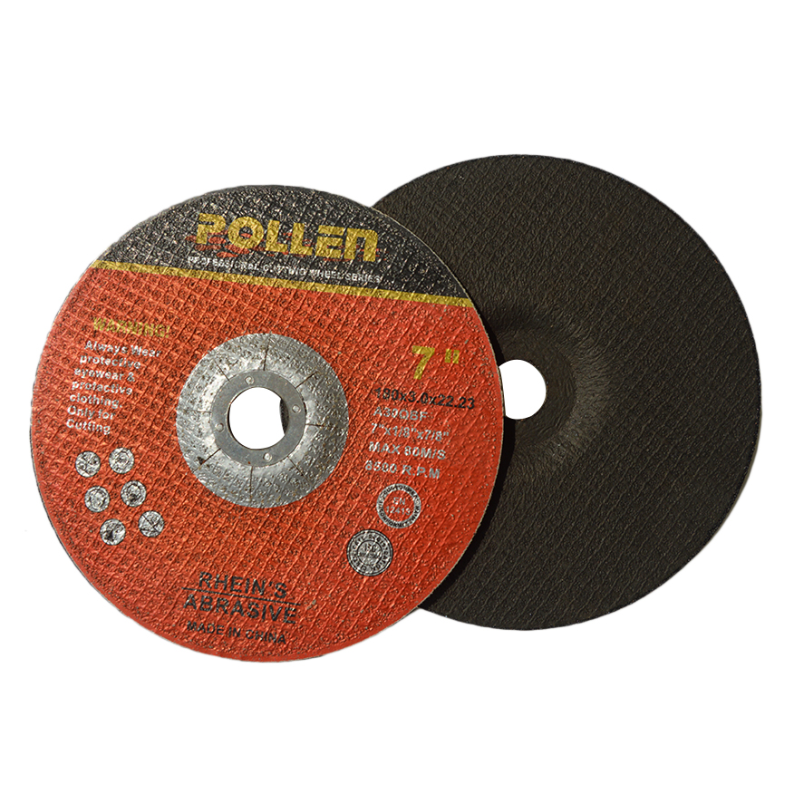 7In Diameter 1/8In Thickness, Cutting and Grinding Wheel 7/8" Arbor Hole, Type 42 Angle Grinder