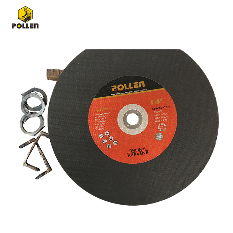 14Inch Diameter, 1/8Inch Thickness, Inox Stainless Steel Abrasive Cutter