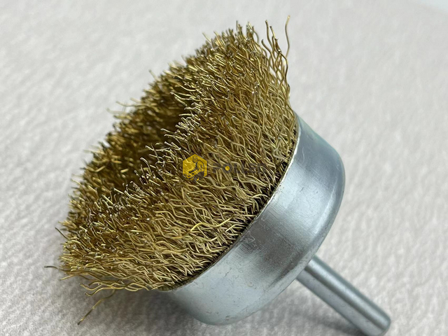 Wire Cup Brush - 2Inch Crimped Cups for Rust Removal, Corrosion And Paint - Hardened Steel Wire for Reduced Wire Breakage And Longer Life
